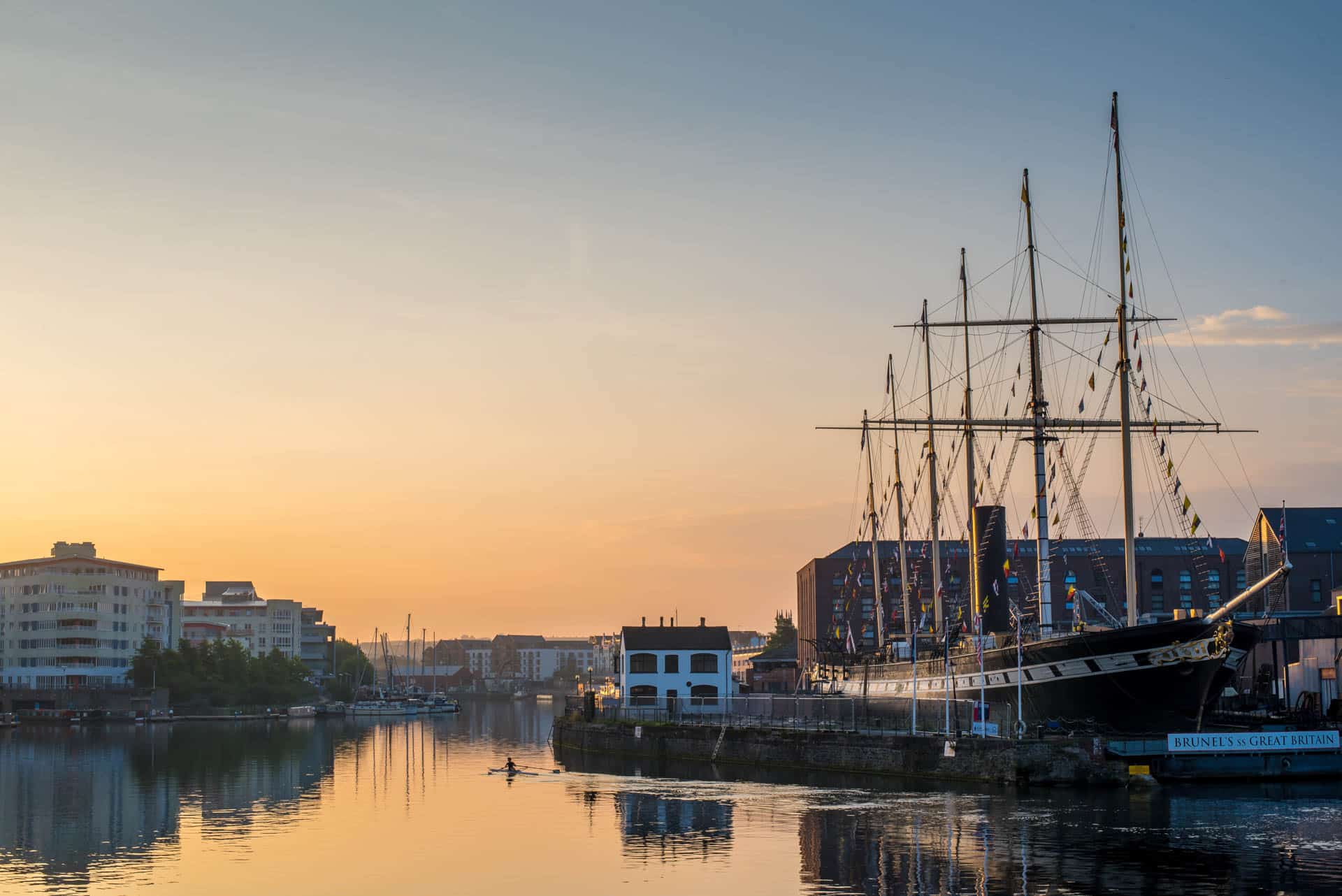 SS Great Britain in den Docks von Bristol