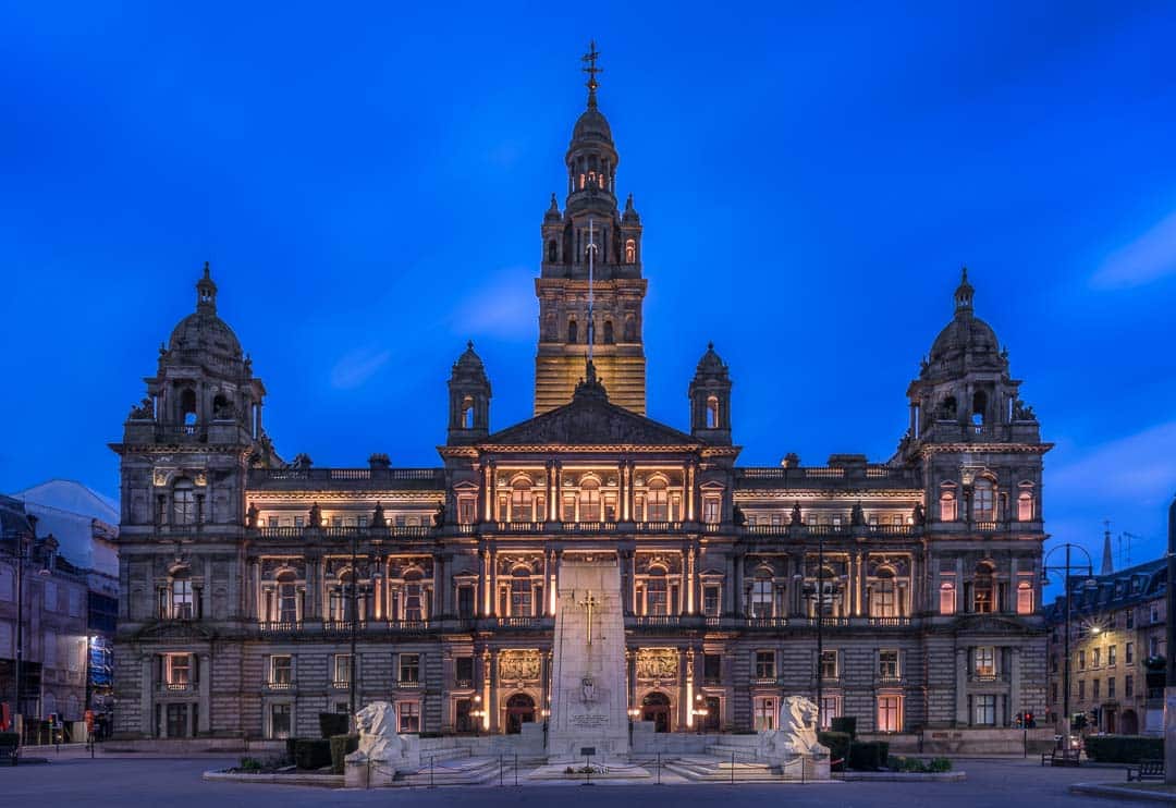 Kriegsdenkmal am Glasgower George Square