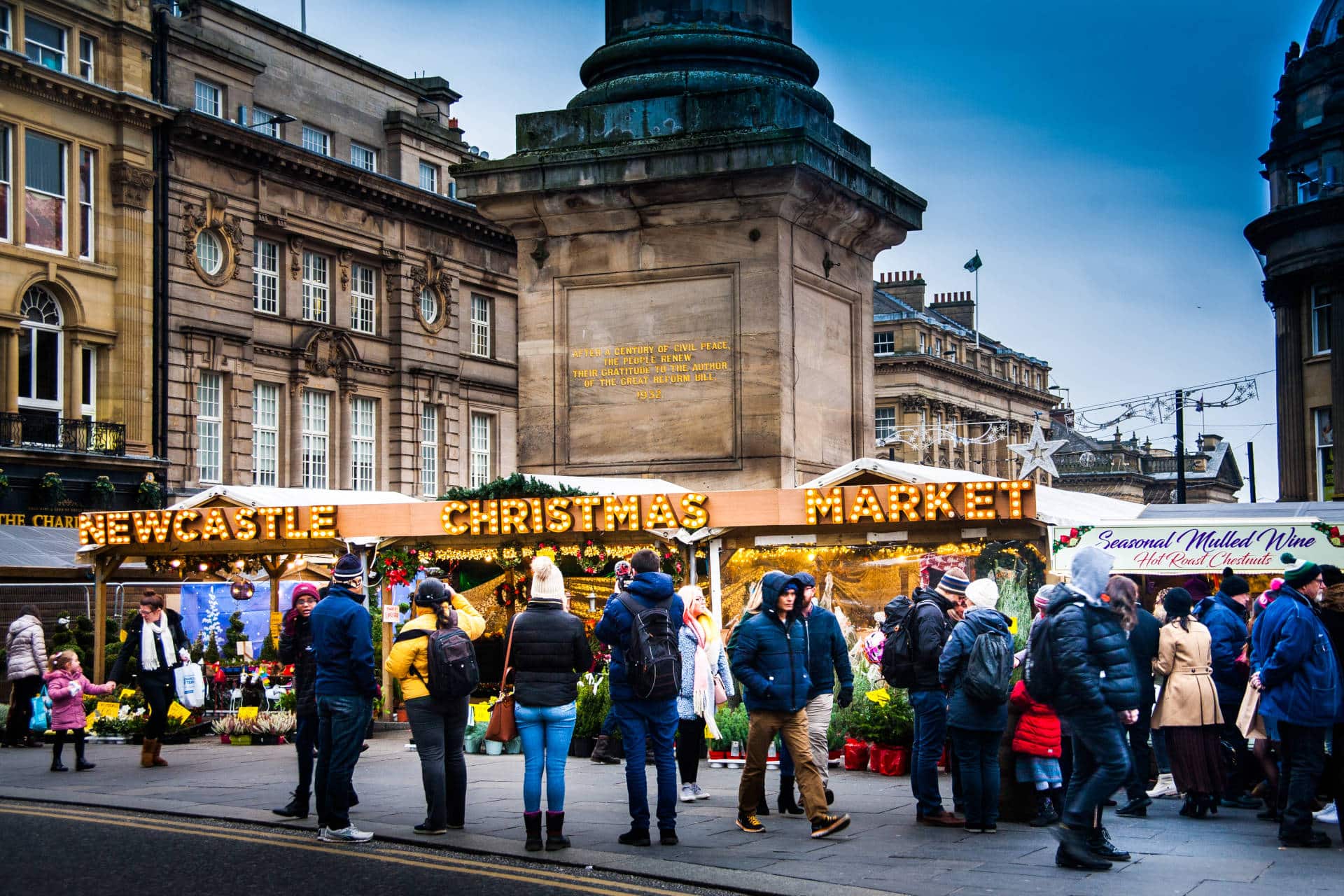 Weihnachtsmarkt in Newcastle