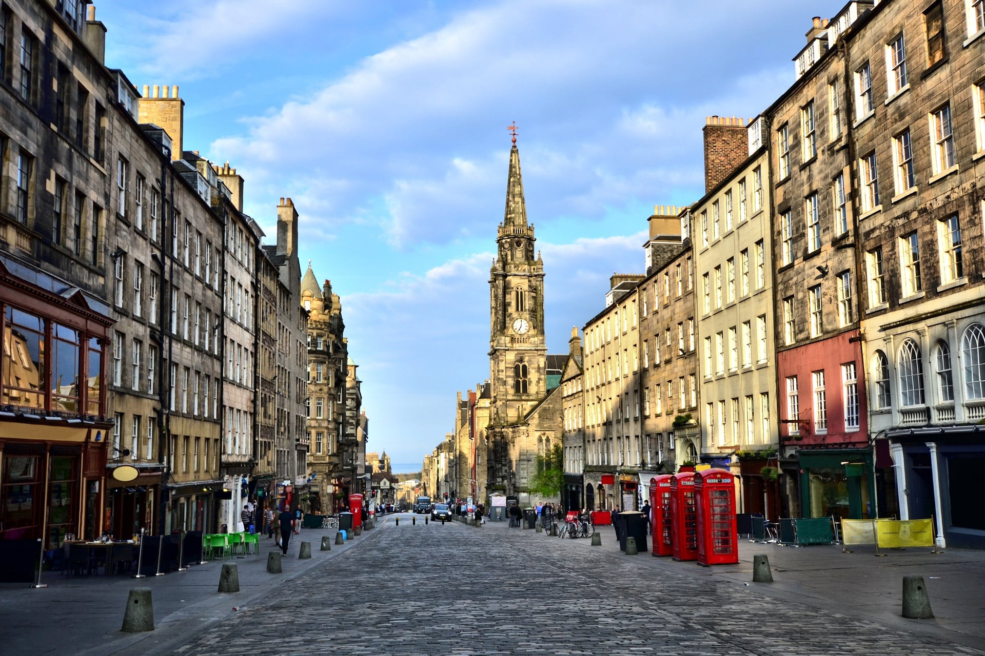Edinburgh Straßenansicht