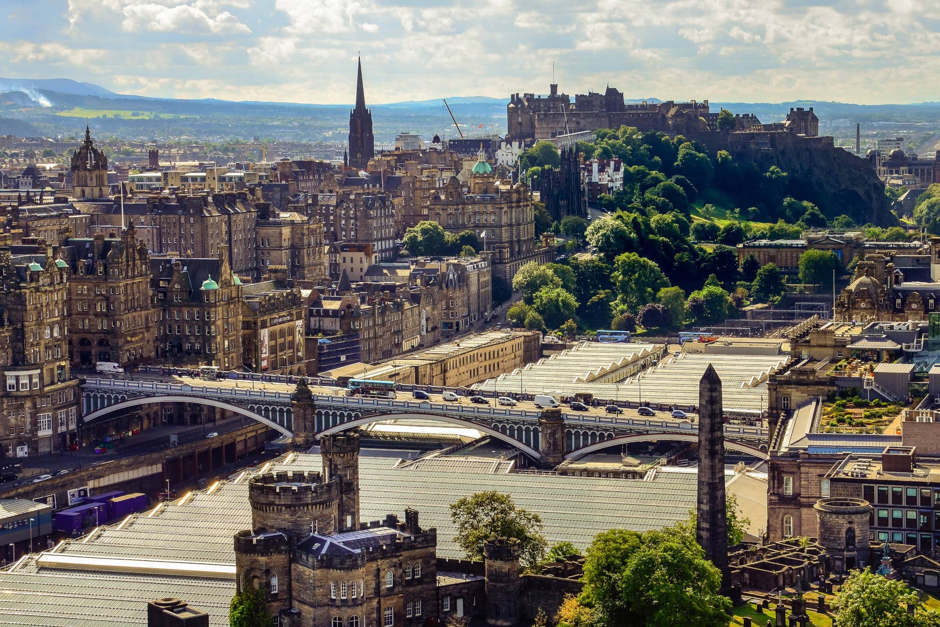 Skyline von Edinburgh