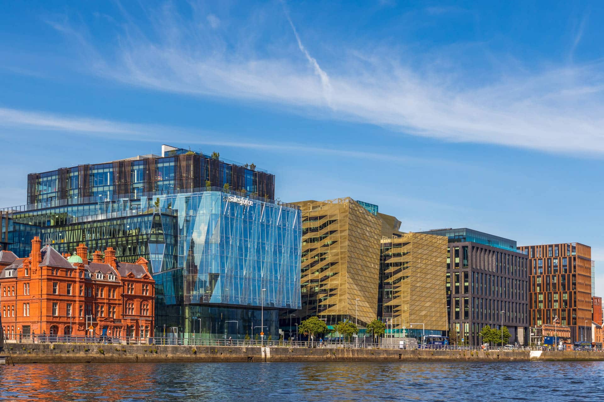 Dublin Docklands - view from the river