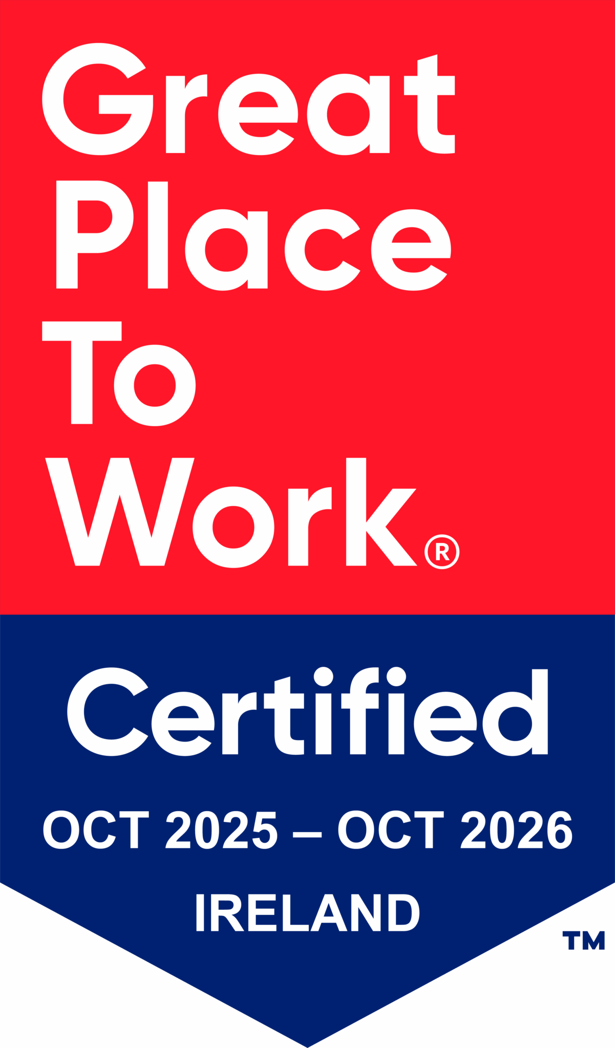 Great Place To Work cert 2026