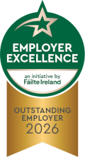 Outstanding Employer 2026 logo (gold)