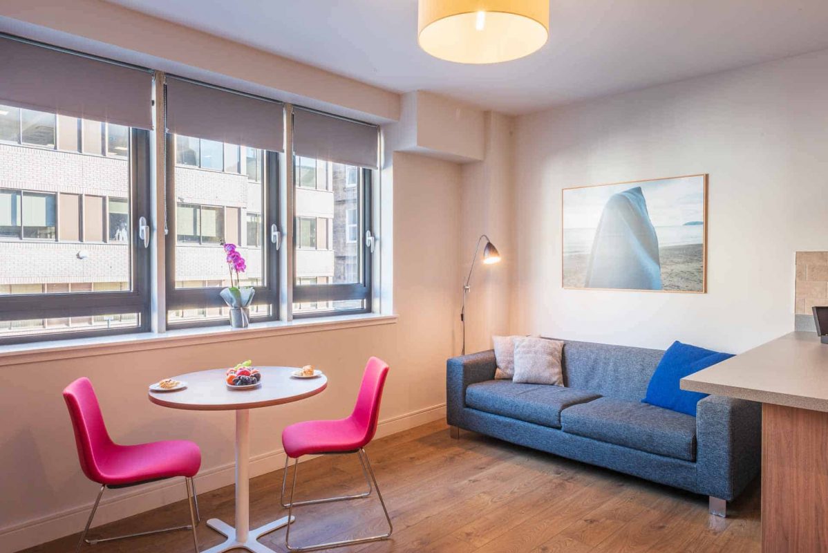 Space to dine, work and relax at PREMIER SUITES PLUS Glasgow Bath Street
